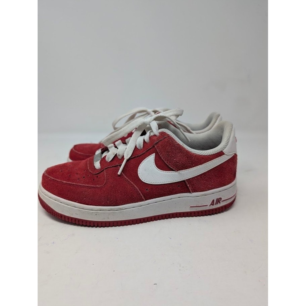 Nike Air Force 1 Low "Gym Red/White Suede" Sneakers Youth 5.5
